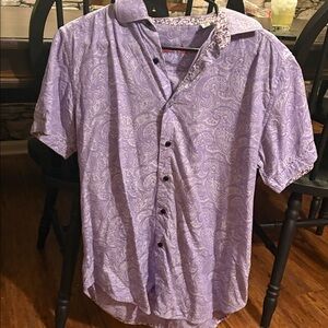 Robert Graham Purple Paisley Button-Up Shirt